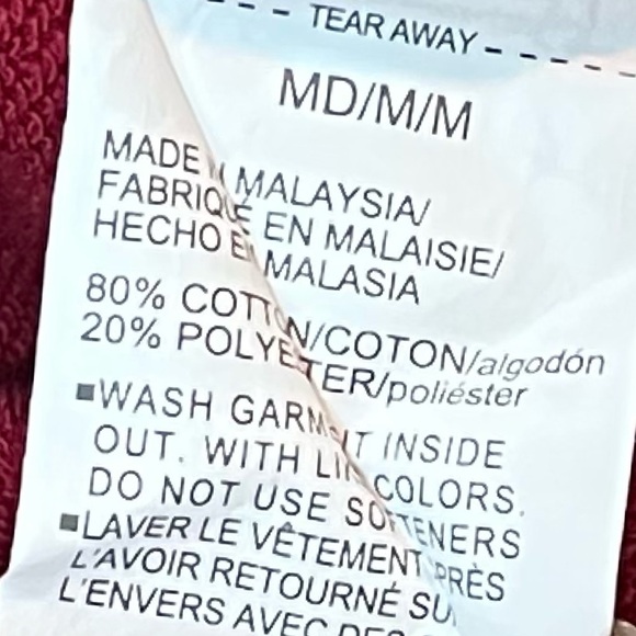 Under Armour Men’s Short Sleeve Hooded T Shirt Pullover Solid Red Medium Cotton - Picture 6 of 7